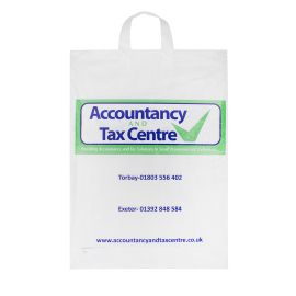 Printed Variloop Handle Carrier Bags Ref Accountancy And Tax Centre