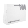 White Kraft Paper Carrier Bags - Ref. Andrew Watson 