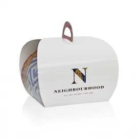 Printed Cake Boxes for Takeaway Food Ref Neighbourhood