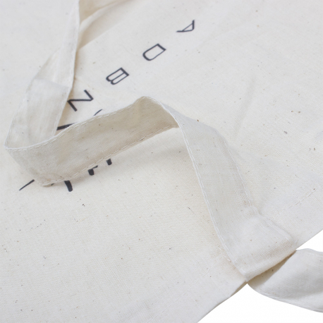 Printed Natural Cotton Carrier Bag Ref ADBN Printed Natural Cotton Carrier Bag Ref ADBN