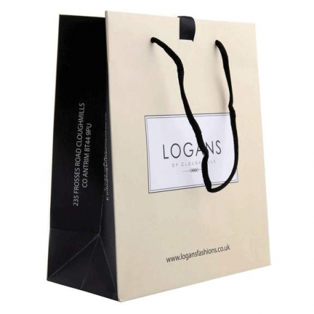 Luxury Card Paper Carrier Bags - Ref. Logans 