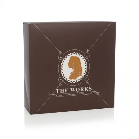 Custom Printed Paperboard Box for Cakes Ref The Works Custom Printed Paperboard Box for Cakes Ref The Works