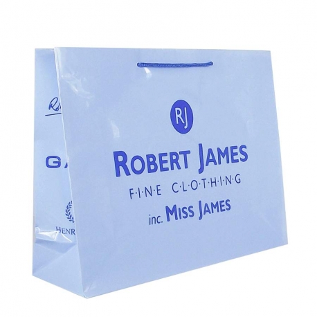 Art Paper Carrier Bags - Ref. Robert James