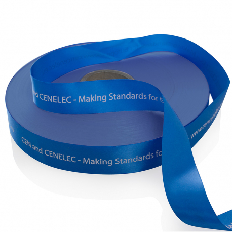 Printed Satin Ribbon Ref Cenelec Printed Satin Ribbon Ref Cenelec