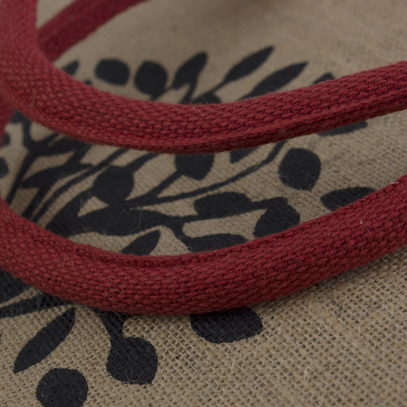 Printed Eco Friendly Jute Carrier Bag Ref Heal Our World Printed Eco Friendly Jute Carrier Bag Ref Heal Our World