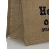 Printed Eco Friendly Jute Carrier Bag Ref Heal Our World
