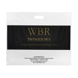Frosted MDPE Bag. Ref WBR Interiors