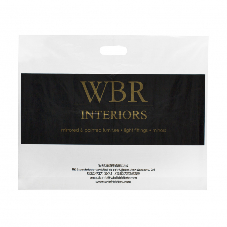 Frosted LPDE Bag. Ref WBR Interiors Frosted LPDE Bag. Ref WBR Interiors