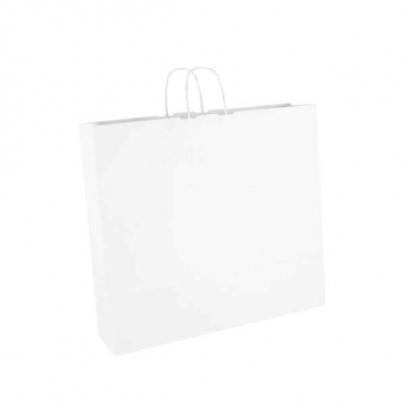 White Promotional Paper Bags With Twisted Handles White Promotional Paper Bags With Twisted Handles