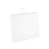 White Promotional Paper Bags With Twisted Handles