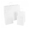 White Promotional Paper Bags With Twisted Handles