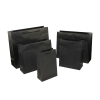 Luxury Black Matte Rope Handle Carrier Bags