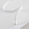 Luxury White Matt Paper Bags With Rope Handles