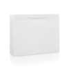 Luxury White Matt Paper Bags With Rope Handles
