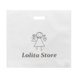 Bespoke Die Cut PP Carrier Bag Ref Lolita Store