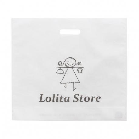 Bespoke Die Cut PP Carrier Bag Ref Lolita Store Bespoke Die Cut PP Carrier Bag Ref Lolita Store