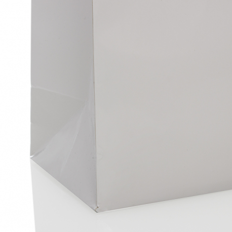 Luxury White Gloss Rope Handle Paper Carrier Bags
