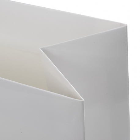 Luxury White Gloss Rope Handle Paper Carrier Bags