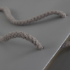 Luxury Grey Matt Paper Bags With Rope Handles
