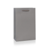 Luxury Grey Matt Paper Bags With Rope Handles