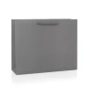 Luxury Grey Matt Paper Bags With Rope Handles