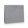 Recycled Grey Paper Bags with Cotton Ribbon Handles