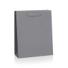 Recycled Grey Paper Bags with Cotton Ribbon Handles