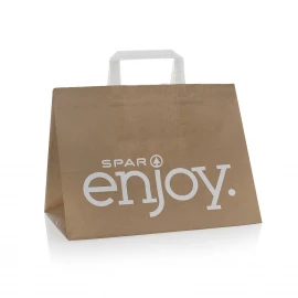 Luxury Printed Kraft Shopping Bag Ref Spar