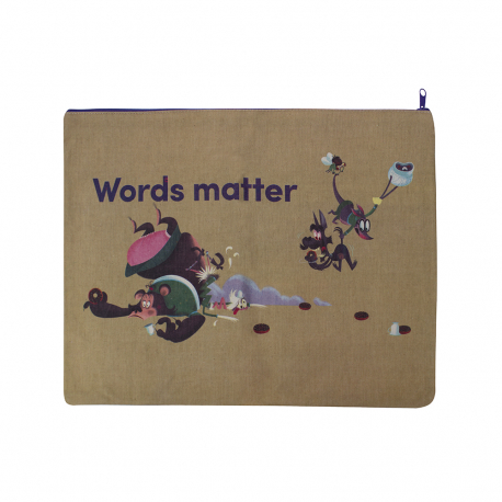 Bespoke Cotton Zipped Bags Ref Mrs Wordsmith Bespoke Cotton Zipped Bags Ref Mrs Wordsmith