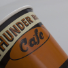 Custom printed cups Ref. Thunder Road Café