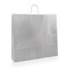 Silver Paper Bags - Promotional Paper Bags with Twisted Handles