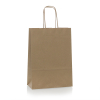 Natural Twisted Handle Kraft Paper Carrier Bags