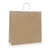 Natural Twisted Handle Kraft Paper Carrier Bags