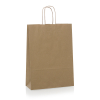 Natural Twisted Handle Kraft Paper Carrier Bags