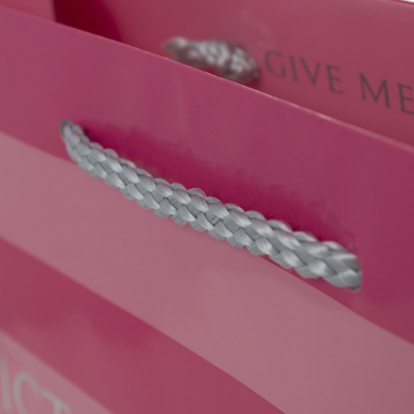 Printed Matt Rope Handle Paper Bags ref. Victorias Secret Printed Matt Rope Handle Paper Bags ref. Victorias Secret
