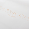 Bespoke Embossed Carrier Bag Ref The White Closet