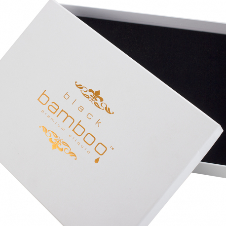 Two-Piece Card Box for E Liquids Ref Black Bamboo Two-Piece Card Box for E Liquids Ref Black Bamboo