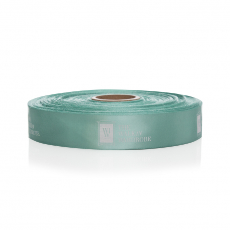 Printed Satin Ribbon Ref The Walk in Wardrobe Printed Satin Ribbon Ref The Walk in Wardrobe
