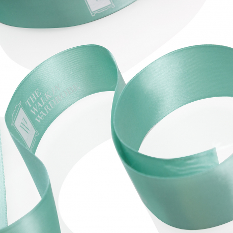 Printed Satin Ribbon Ref The Walk in Wardrobe Printed Satin Ribbon Ref The Walk in Wardrobe