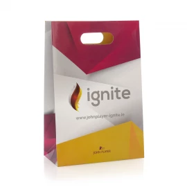 Printed Die Cut Handle Paper Bag Ref John Player