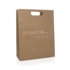 Bespoke Die Cut Paper Carrier Bags Ref It-Market