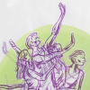 Custom Frosted Plastic Carrier Bag Ref Dance Evolution
