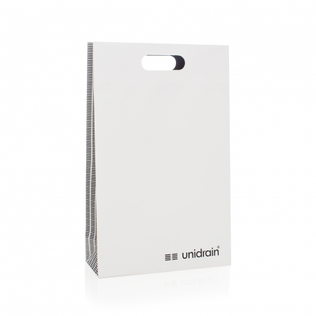 Bespoke Printed Paper Carrier Bag Ref Unidrain Bespoke Printed Paper Carrier Bag Ref Unidrain