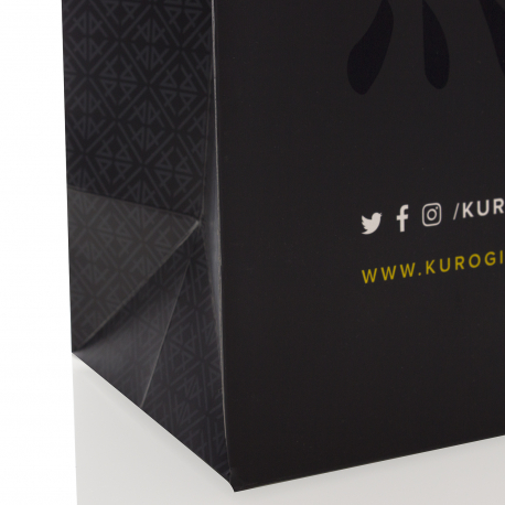 Custom Gin Bottle Carrier Bags Ref Kuro Custom Gin Bottle Carrier Bags Ref Kuro