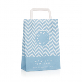 Custom Printed Paper Takeaway Bags Ref Be Good To Go