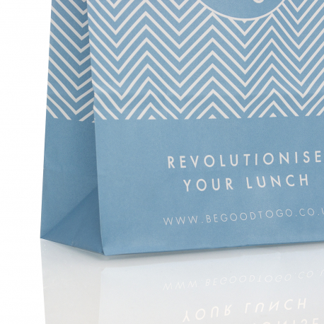 Custom Printed Paper Takeway Bags Ref Be Good To Go Custom Printed Paper Takeway Bags Ref Be Good To Go