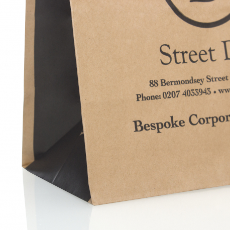 Custom Printed Bags for Takeaways Ref B Street Deli Custom Printed Bags for Takeaways Ref B Street Deli