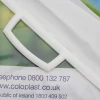 Customised Plastic Clip Handle Carrier Bag Ref Coloplast