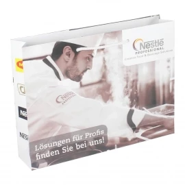 Printed Luxury Gloss Rope Handle Paper Bags - Exhibition Bags - Ref. Nestle