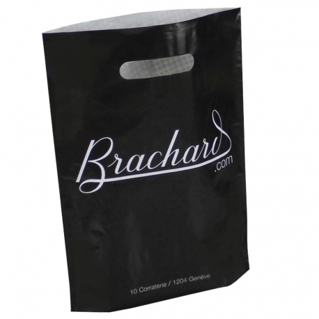 LDPE Patch Handle Carrier Bags - Ref. Brachard